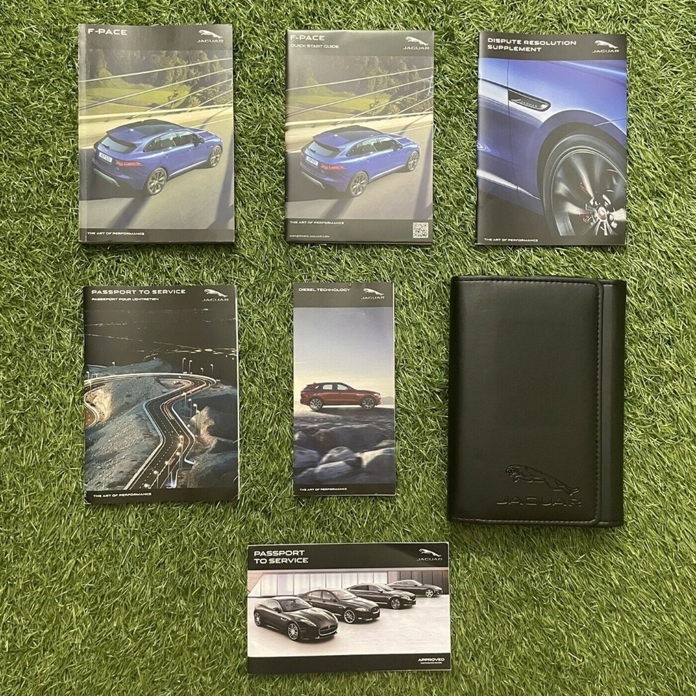 2018 Jaguar F-PACE Owners Manual 3.0L 2.0L Gas Diesel
